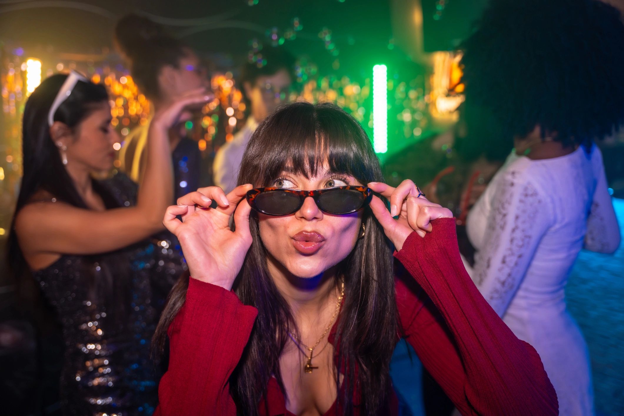 Guest enjoying the nightclub atmosphere